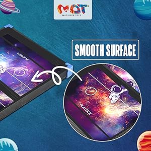 Mad Over Toys 2-in-1 Space String Hockey Game with Whiteboard | Indoor Table Game for Kids | Fun & Skill Development Toy A+ Image 2