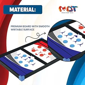 Mad Over Toys 2 In 1 Junior String Hockey for Kids | Indoor Table Game for Home, Playroom & Gift A+ Image 1