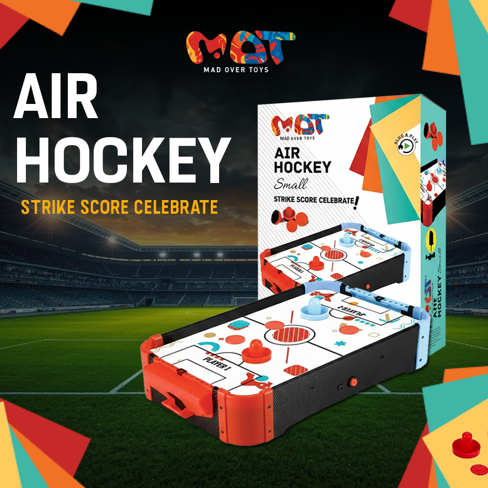 Mad Over Toys Air Hockey Table for Kids & Family | Indoor Air Hockey Game Table for Home, Party & Gift