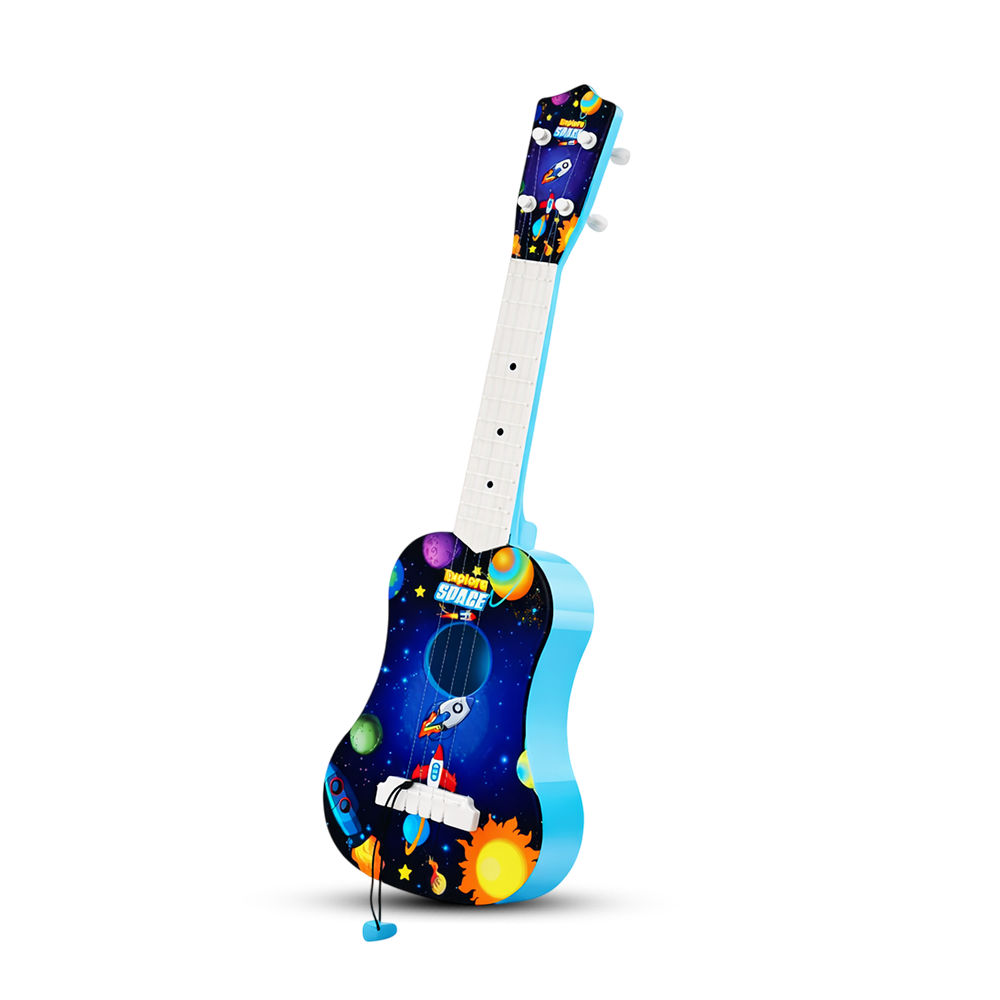 Mad Over Toys Space Little Rockstar Guitar for Kids | Beginner Musical Instrument for Home, Learning & Gift