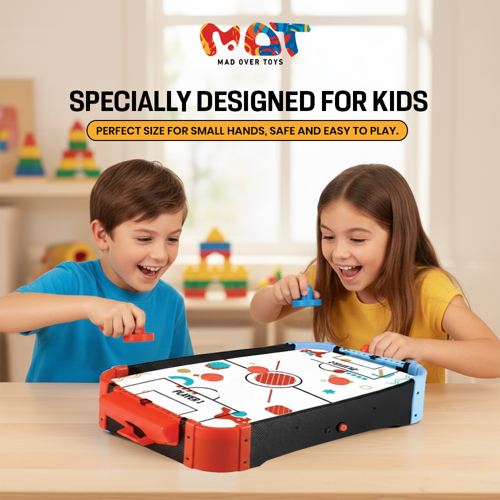 Mad Over Toys Air Hockey Table for Kids & Family | Indoor Air Hockey Game Table for Home, Party & Gift