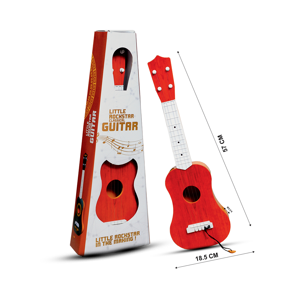 Mad Over Toys Little Rockstar Classical Guitar for Kids | Beginner Musical Instrument for Home, Learning & Gift