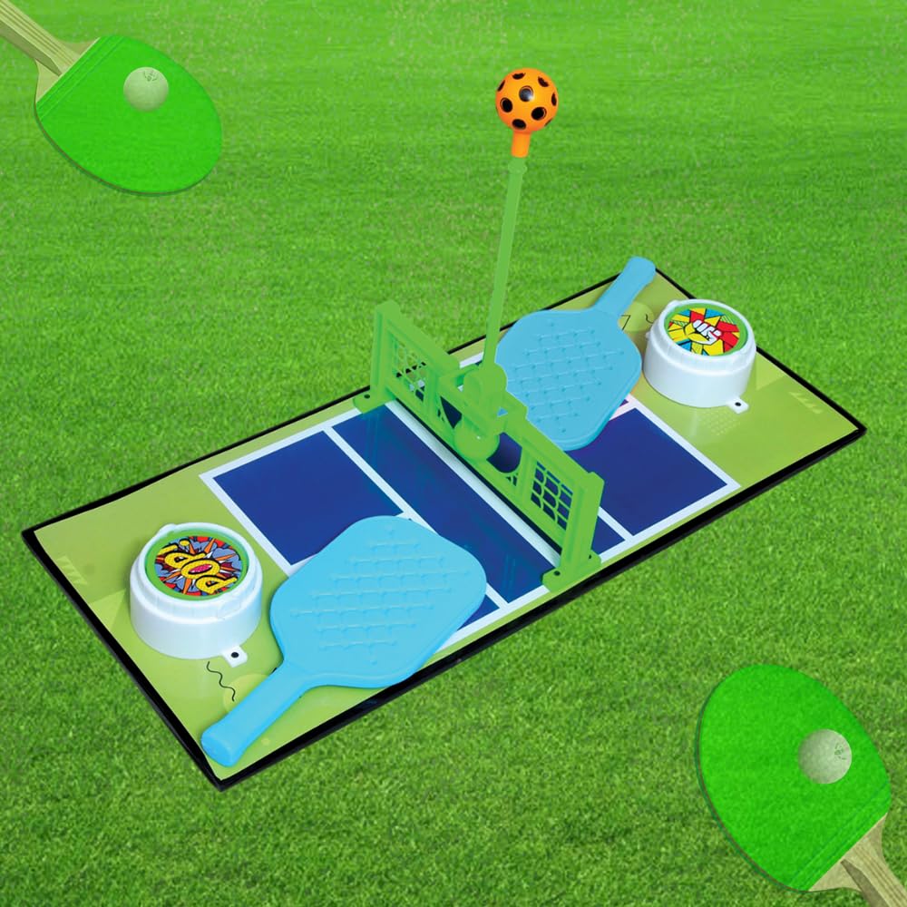 Mad Over Toys Pickle Ball Big Battle|Fast-Paced Pickle Ball Game for Kids & Adults|2-Player Head-to-Head Action |Includes 2 Paddles, Ball & Net | Indoor Sports Game | Birthday Gift for Kids 5+ Years