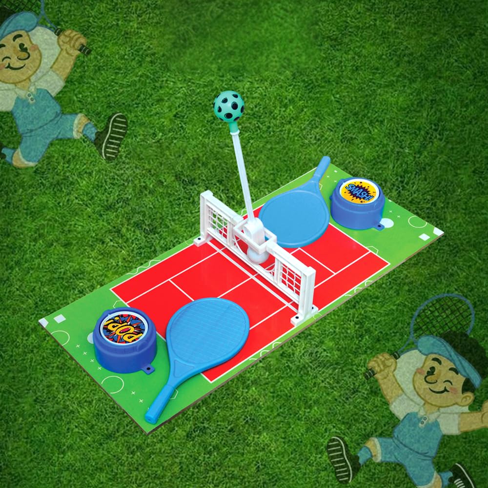 Mad Over Toys Lawn Tennis Battle Game for Kids | 2 Player Table Tennis Toy | Indoor Fun Game for Age 5+
