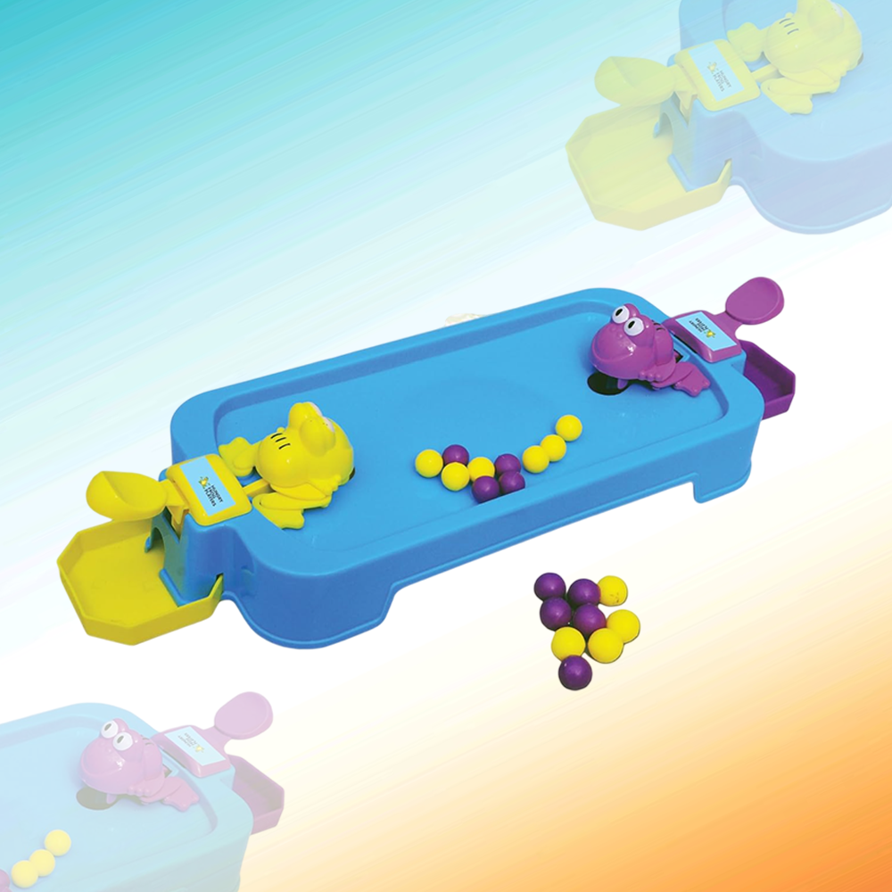 Mad Over Toys Hungry Frog Game 2 Player | Fun Multiplayer Indoor Game for Kids, Family & Gift